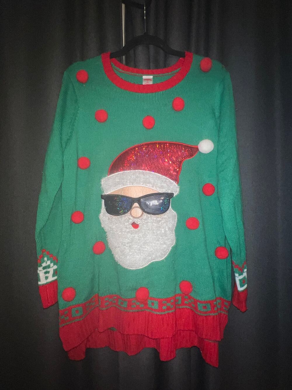 Ugly Christmas Sweater Xmas Size 1X